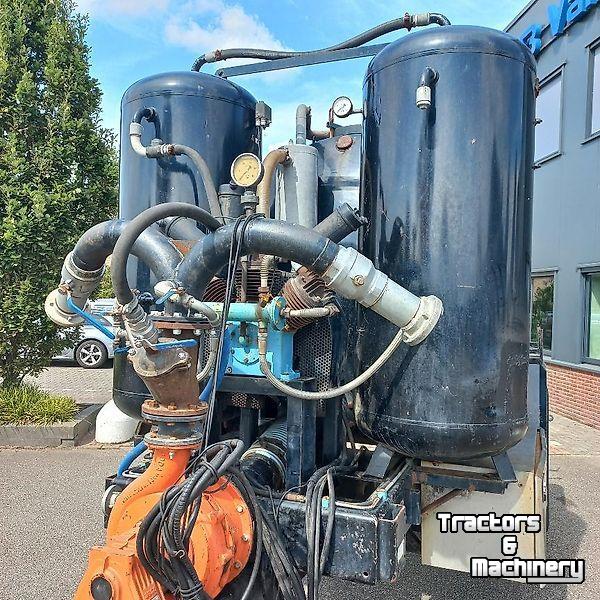 Manure pump  Pomptankwagen met compressor - en Doda pomp