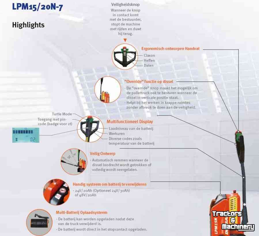 Electrical pallettruck Doosan LPM20N-7