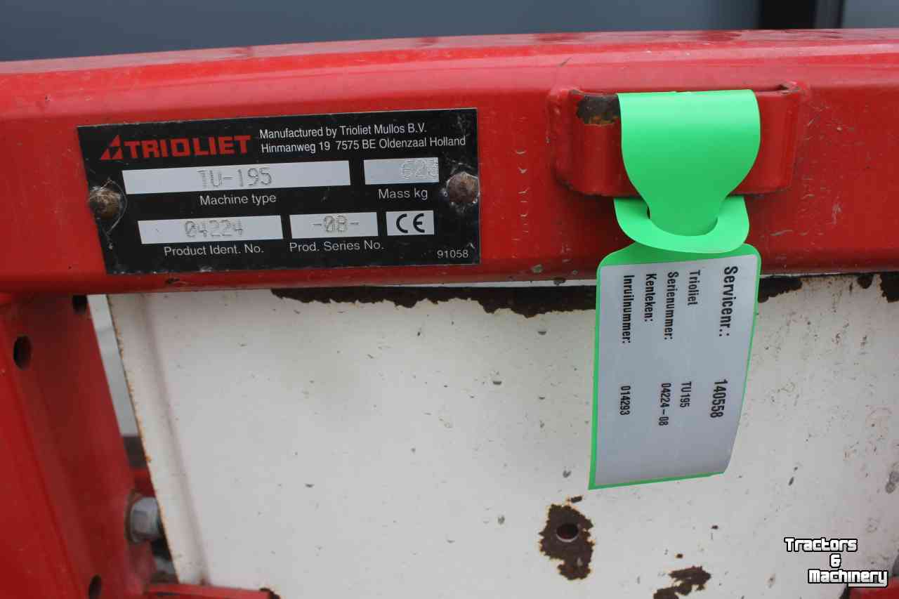 Silage block-cutter Trioliet TU195 kuilsnijder kuilvoersnijder silobloksnijder u-snijder