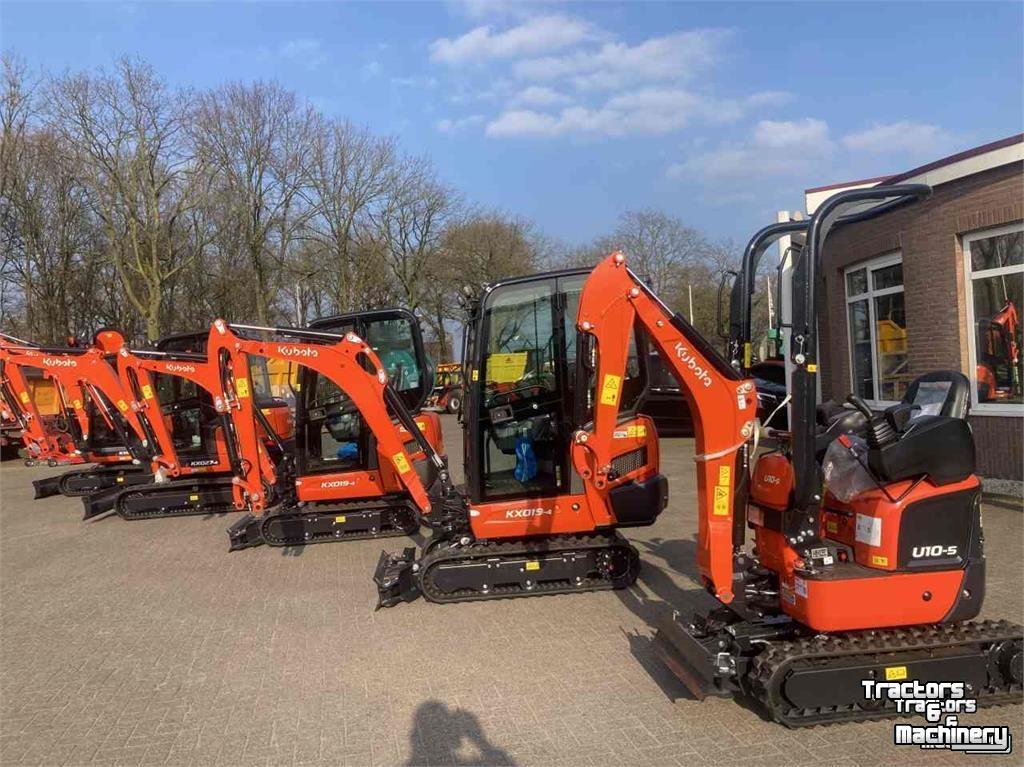 Mini-Excavator Kubota KX027-4, KX019-4, U10-5