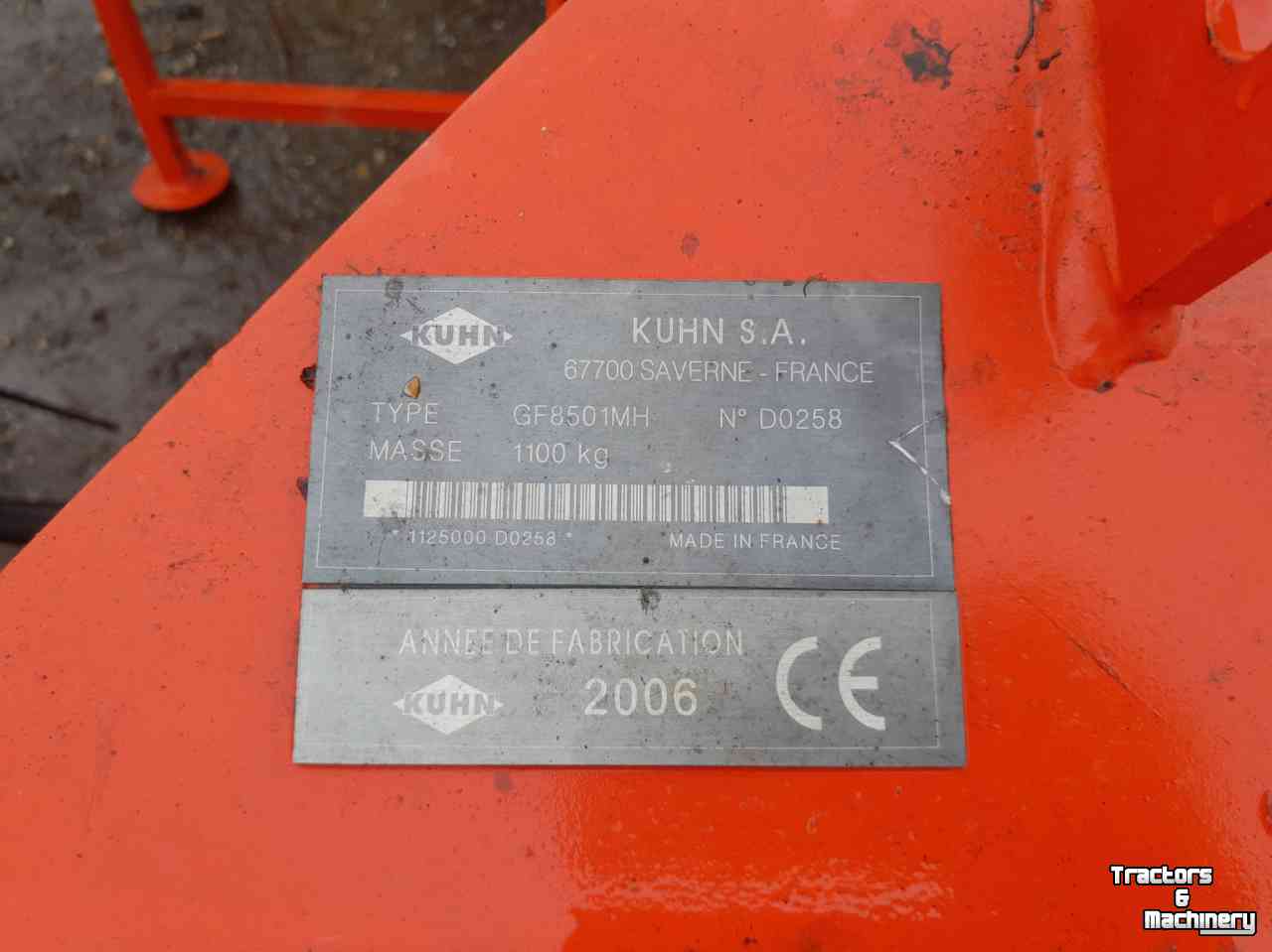Tedder Kuhn GF 8501 MH
