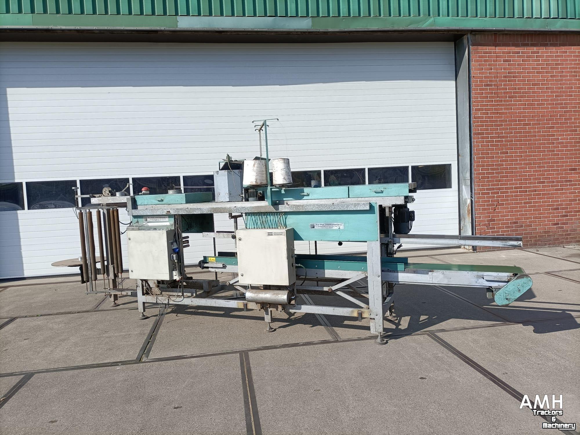 Other conveying equipment and accessories Pro-Pak BSM-1 Rolverpakker onbekend / unknown ROLVERPAKKER AUTOMAAT ROLLSTOCKBAGGER NETZVERPACKUNGSMASCHINE