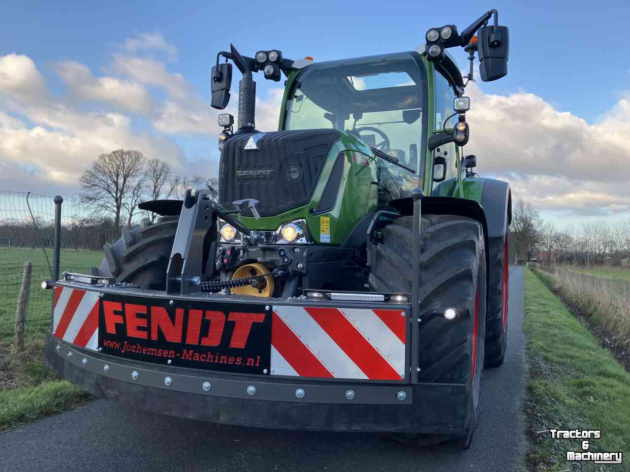 Front-bumper Fendt 310 311 312 313 314 Trekkerbumper rubber schuif
