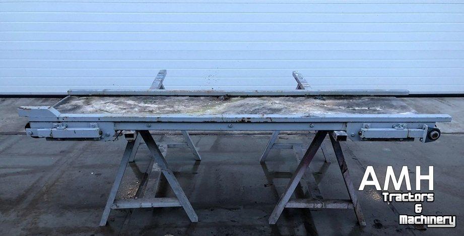 Conveyor  2350X550 TRANSPORTBAND VLAKKE BAND FLAT BELT CONVEYOR BELT FLACHBAND FÖRDERBAND