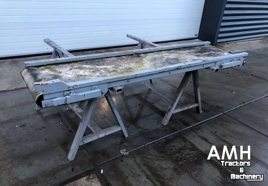Conveyor  2350X550 TRANSPORTBAND VLAKKE BAND FLAT BELT CONVEYOR BELT FLACHBAND FÖRDERBAND