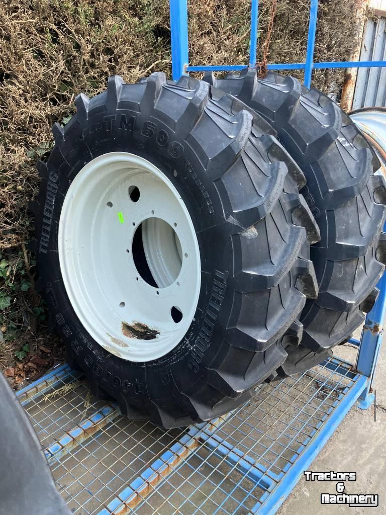 Wheels, Tyres, Rims & Dual spacers Trelleborg 420/85R38 en 340/85R28