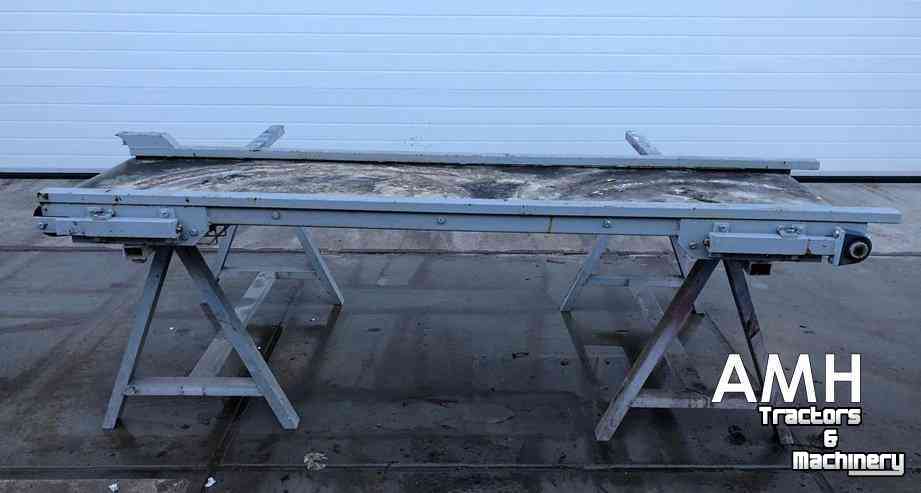 Conveyor  2350X550 MM TRANSPORTBAND VLAKKE BAND FLAT BELT CONVEYOR BELT FLACHBAND FÖRDERBAND