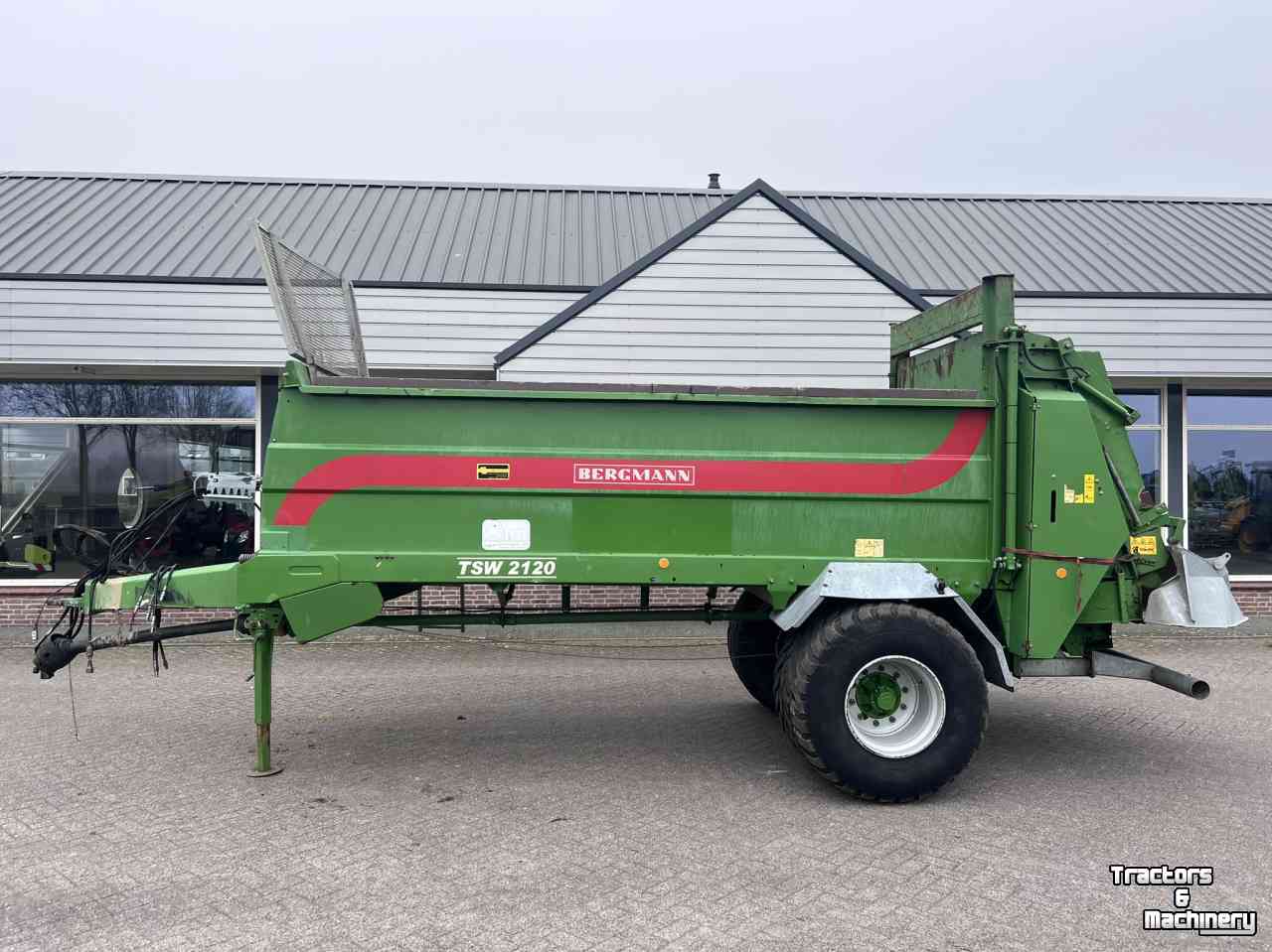 Manure spreader Bergmann TSW 2120 E strooier