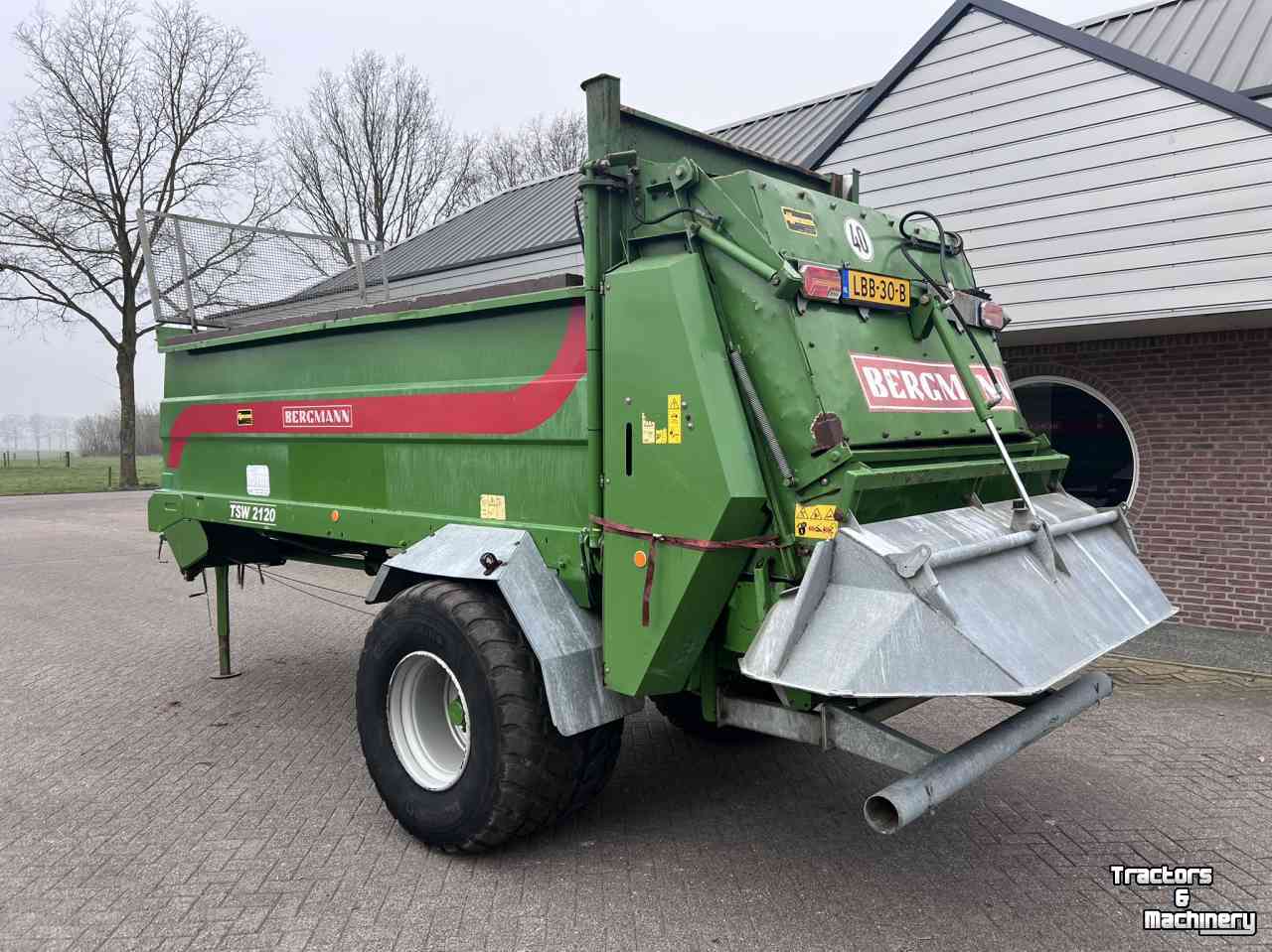 Manure spreader Bergmann TSW 2120 E strooier