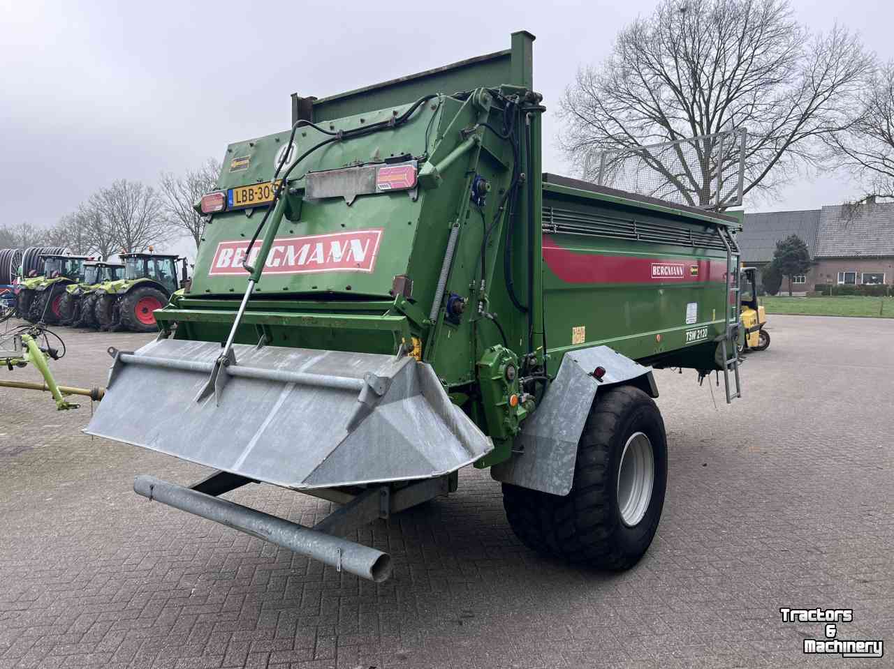 Manure spreader Bergmann TSW 2120 E strooier