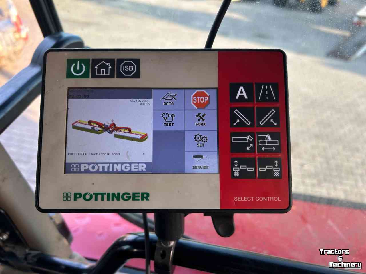 Mower Pottinger Novacat V 9200 ED + 301 AM ED PRO.  Vlindermaaier. Tipple maaier