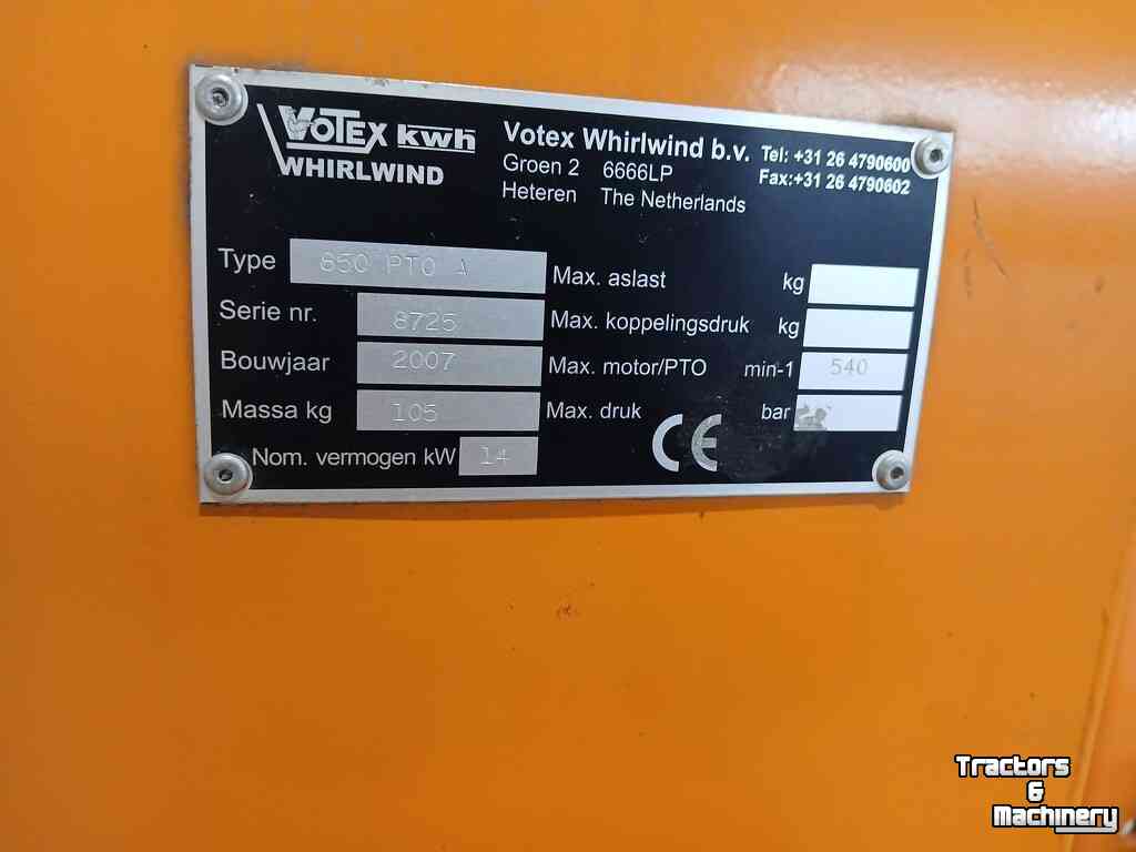 Leaf blower Votex 850 PTA a