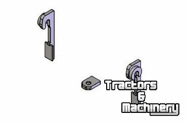 Other attachments and accessories Qmac Aanlashaken voor MERLO RECHTE Uitvoering - t/m 4.5 ton