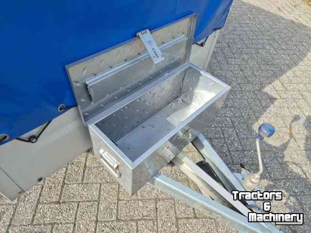 Low loader / Semi trailer  Huif aanhanger 750 kg.