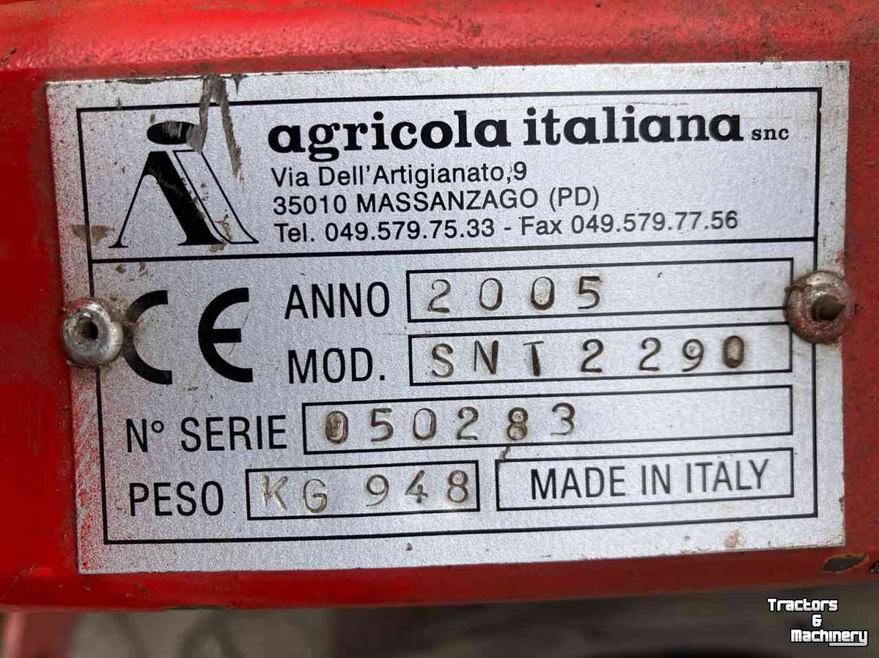 Seed drill Agricola Italiana SNT 2290 Zaaimachine