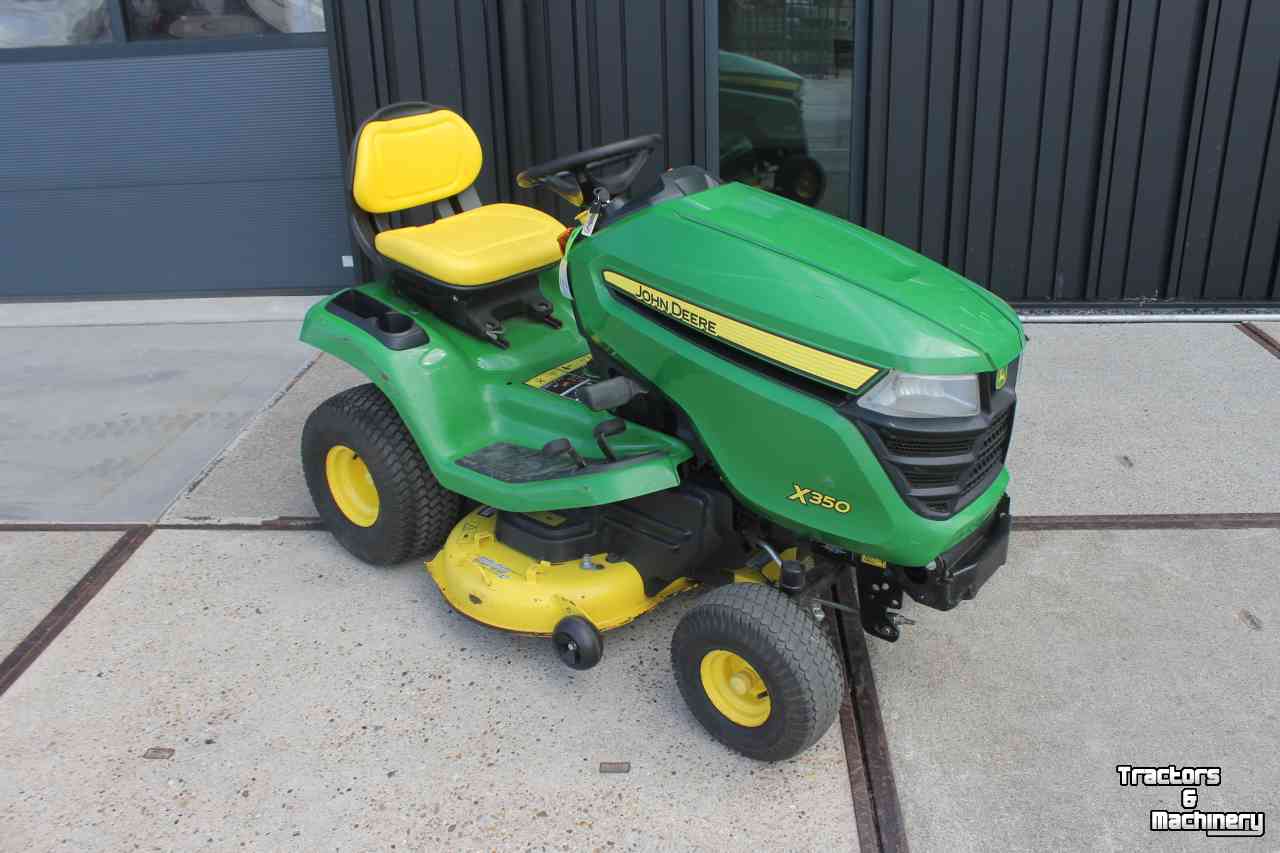 Ride-on mower John Deere X350 zitmaaier maaitrekker mulching grasmaaier
