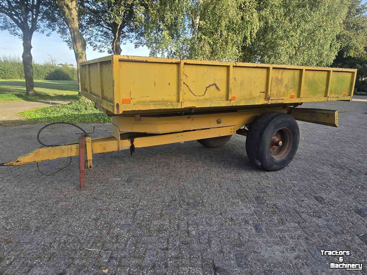 Dumptrailer Spijkstaal Kiepkar kipper 6 ton