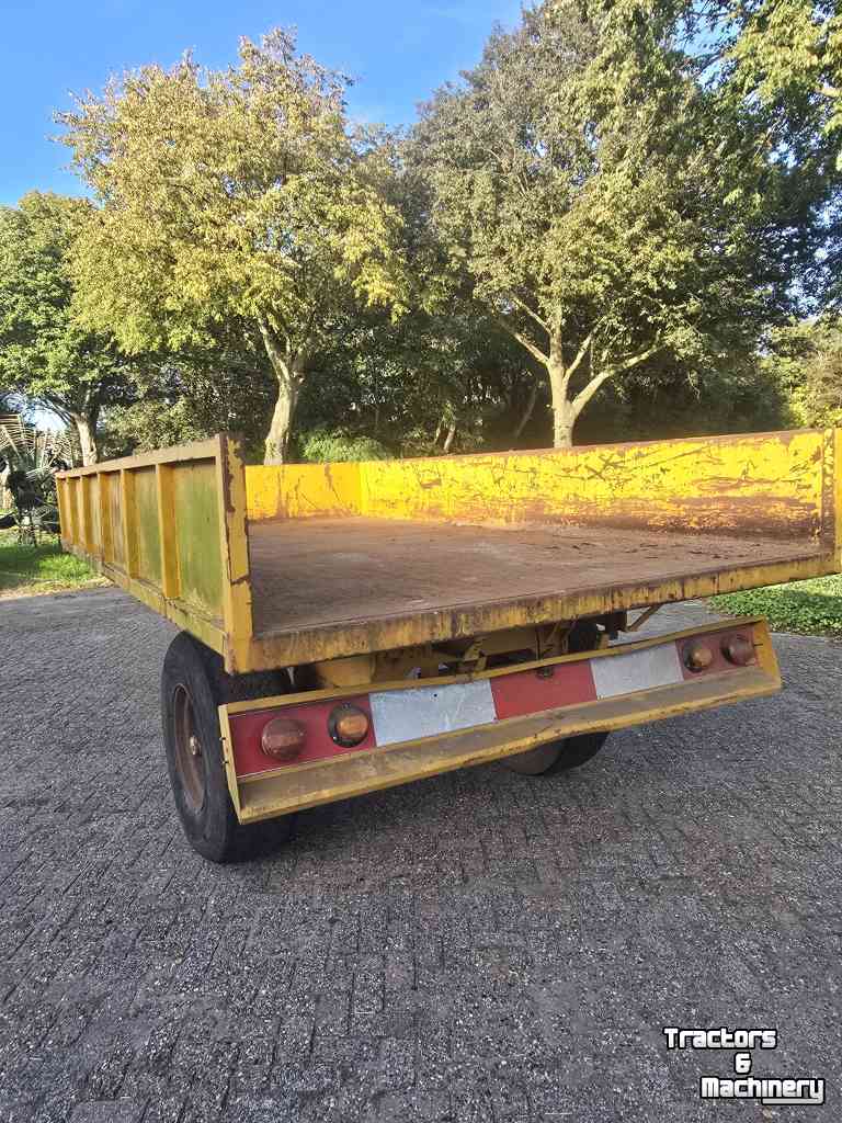 Dumptrailer Spijkstaal Kiepkar kipper 6 ton