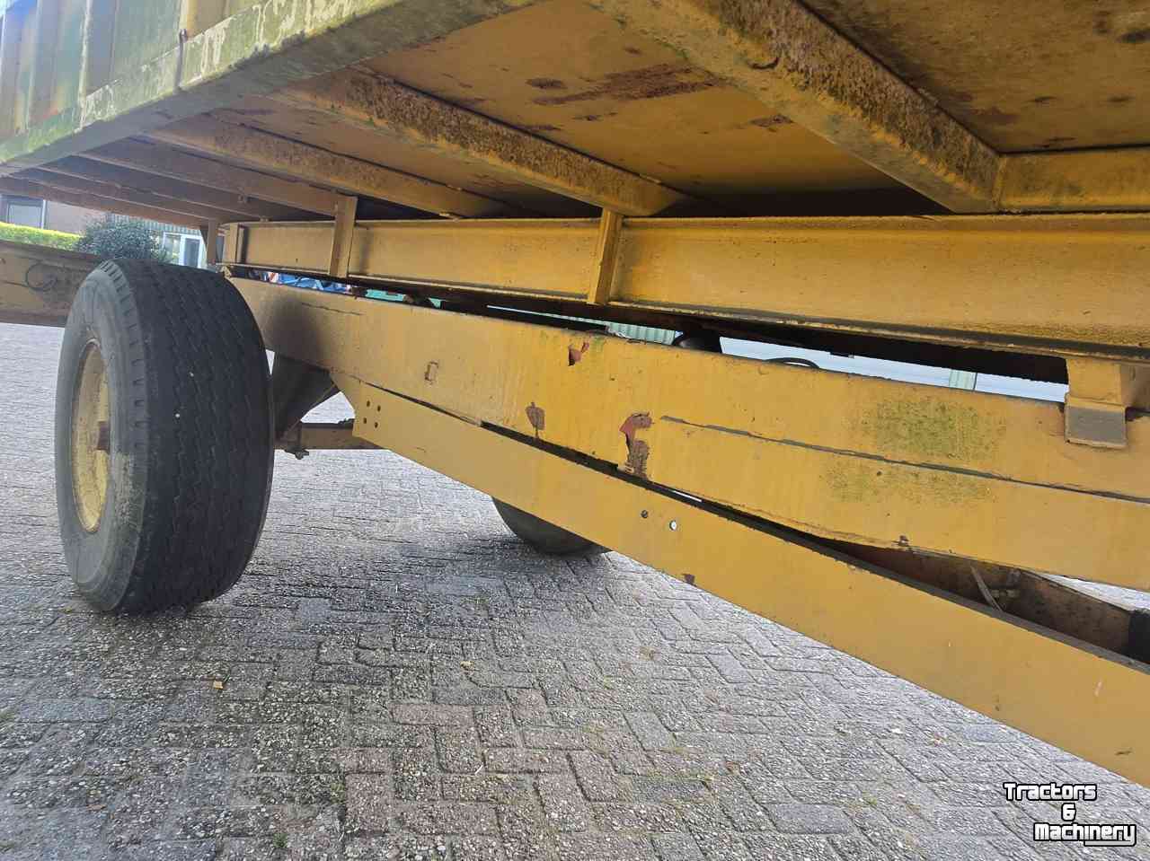 Dumptrailer Spijkstaal Kiepkar kipper 6 ton