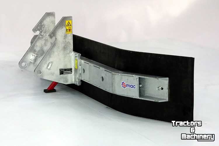 3-point scraper blade Qmac Modulo Rubber yard scraper 210cm hookup Kramer