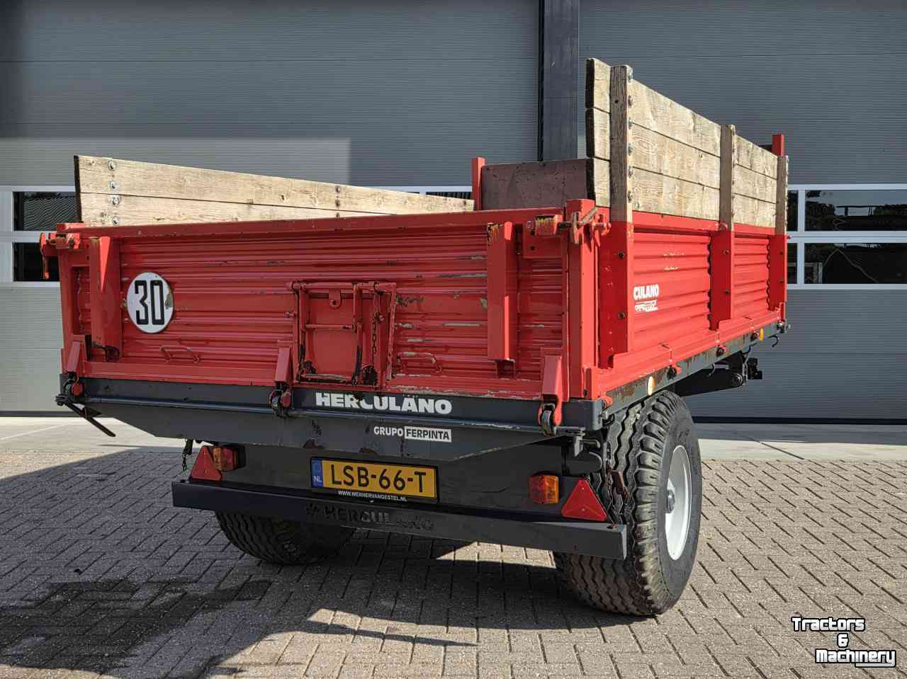 Dumptrailer Herculano S1ET -7 8   3 zijdige kipper kipper