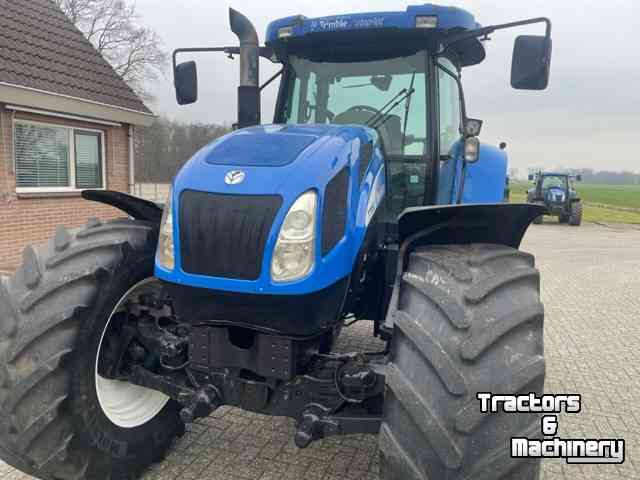 Tractors New Holland T7550 CVT 50km airco 6 cil.turbo 200 pk