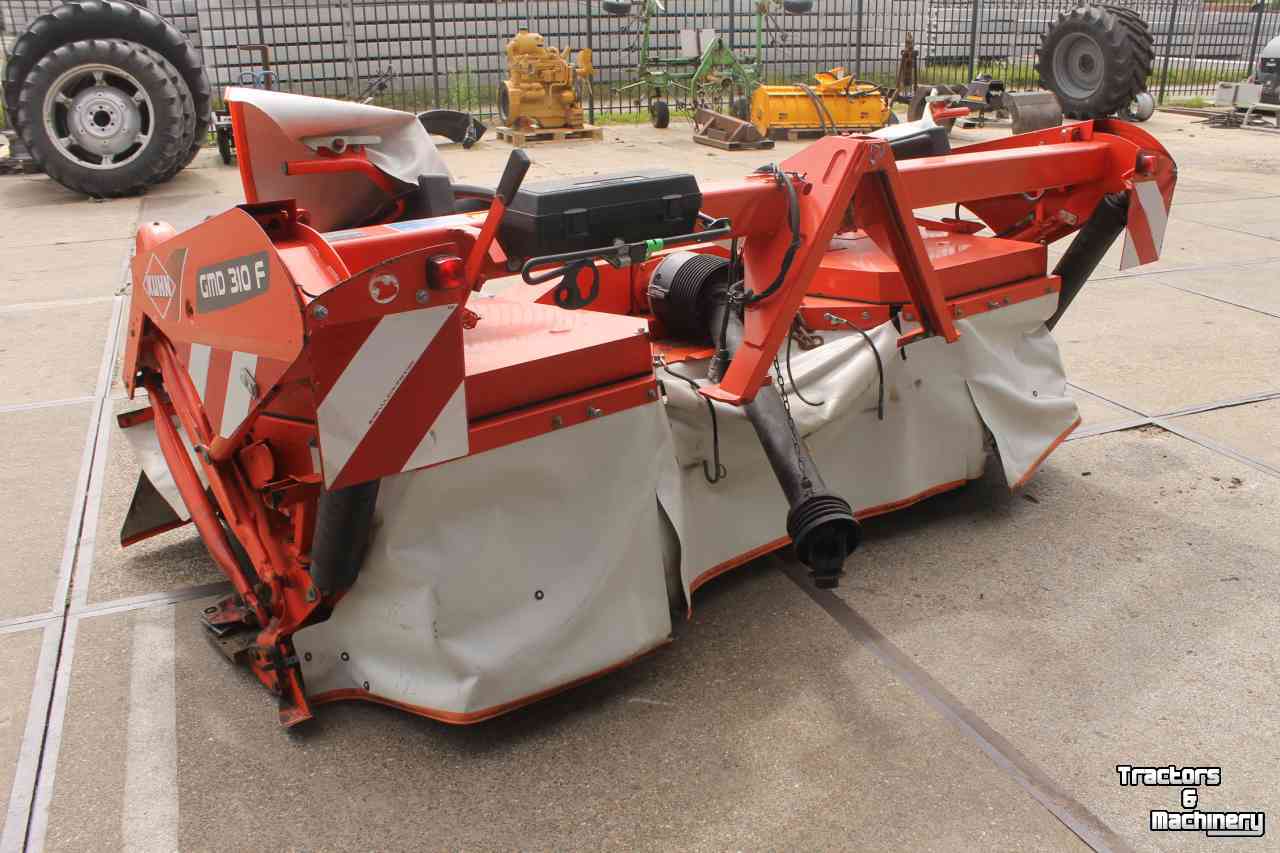Mower Kuhn GMD310F-FF front schijvenmaaier frontmaaier zwadtrommels