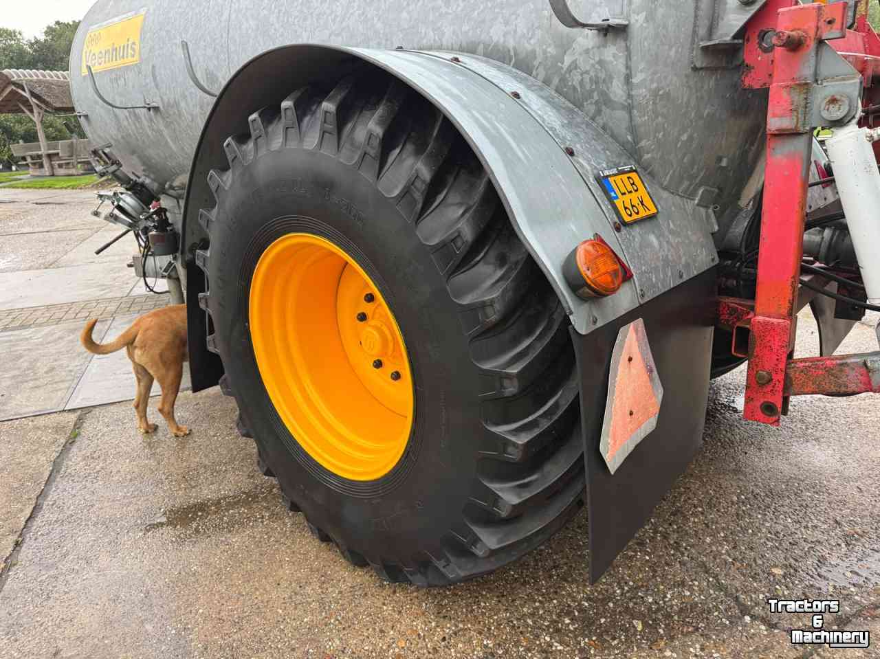 Slurry tank Veenhuis Ecovac 8000 giertank + Bouwland injecteur bemester