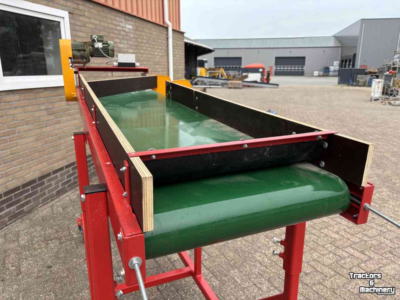 Conveyor  Transportband, op frame