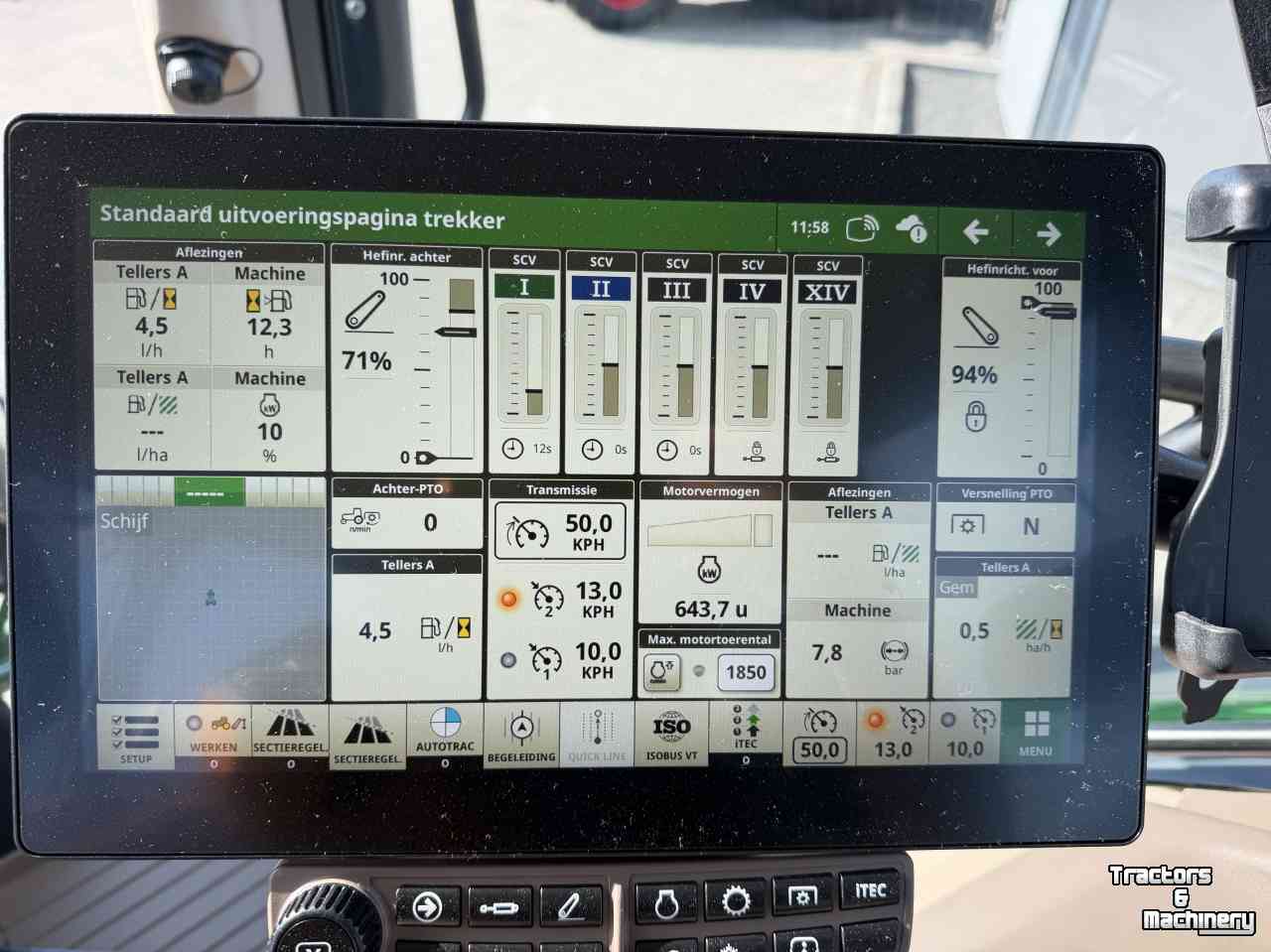 Tractor John Deere 6R175 AP 50KM COMMAND-PRO G5-PLUS 2024 645 UUR!!!