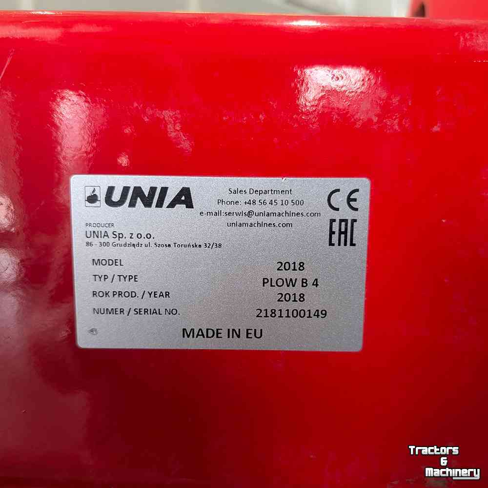 Deep subsoiler Unia Plow B4