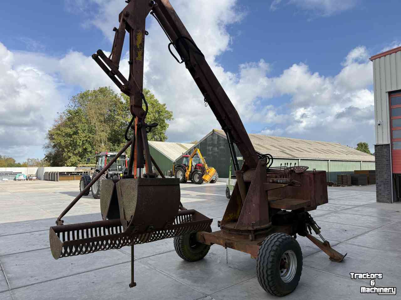 Other earthmoving and heavy equipment and accessories Bazzoli Landbouwkraan , getrokken kraan