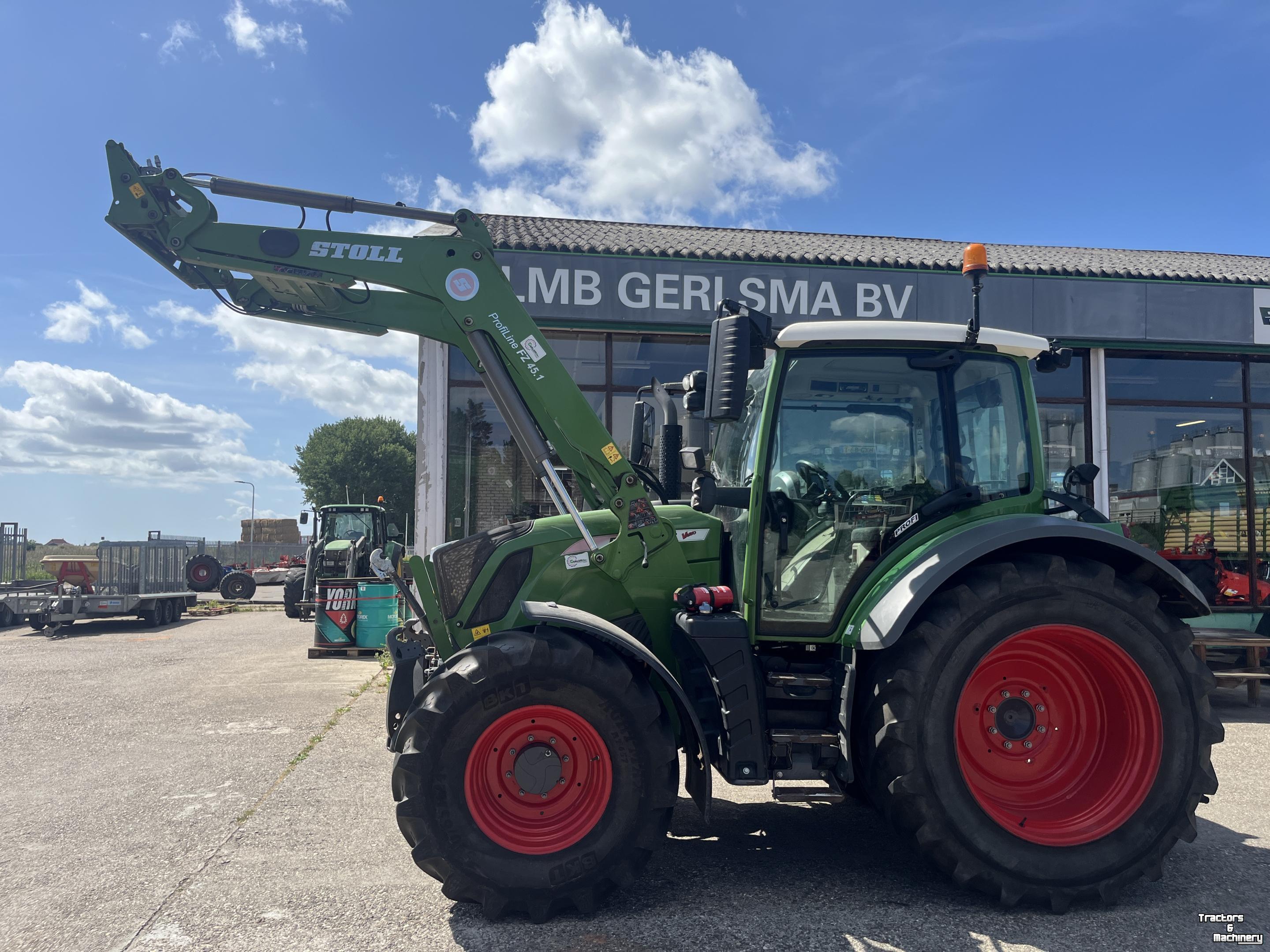 Tractor Fendt 313 profi. + Stoll Fz 45,1