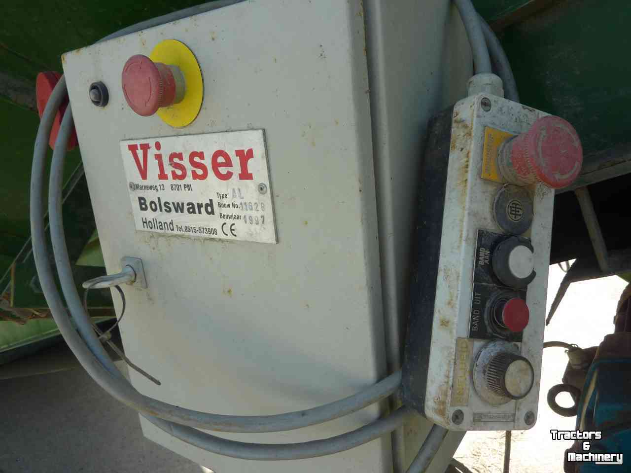 Inspection units Visser stortbak in combi met voorsorteerder