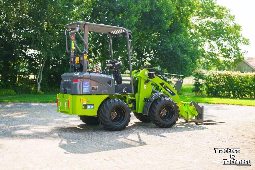 Wheelloader E-Kraft E1000 PRO Lithium minishovel wiellader