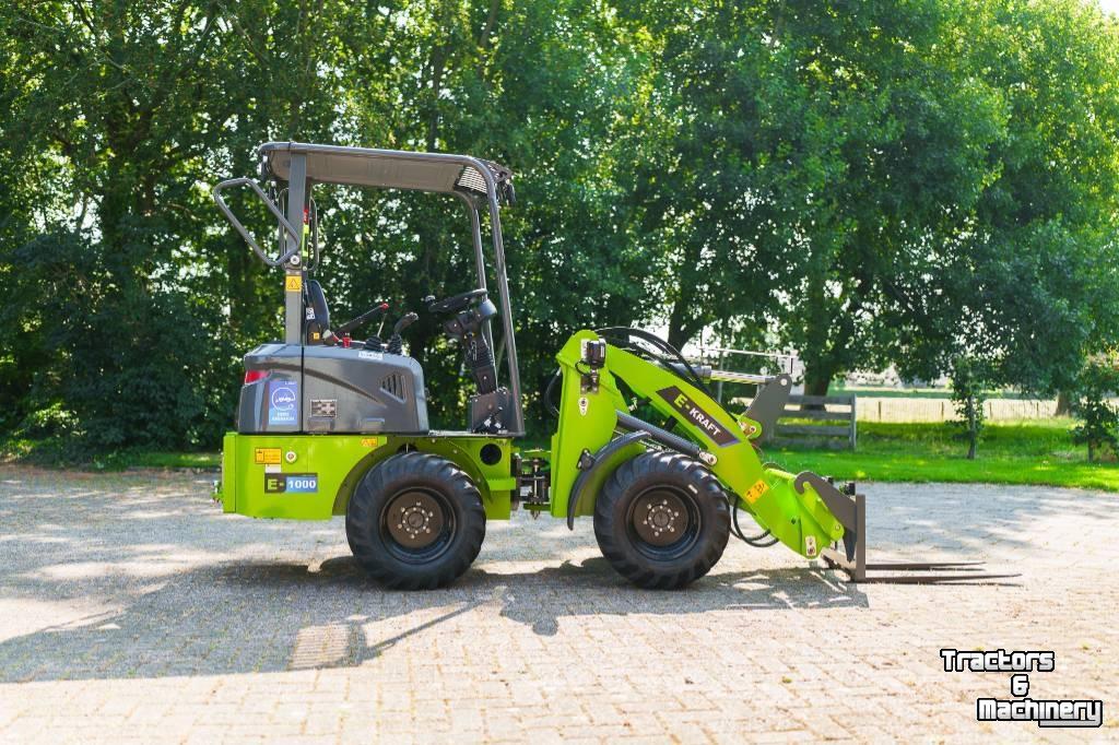 Wheelloader E-Kraft E1000 PRO Lithium minishovel wiellader
