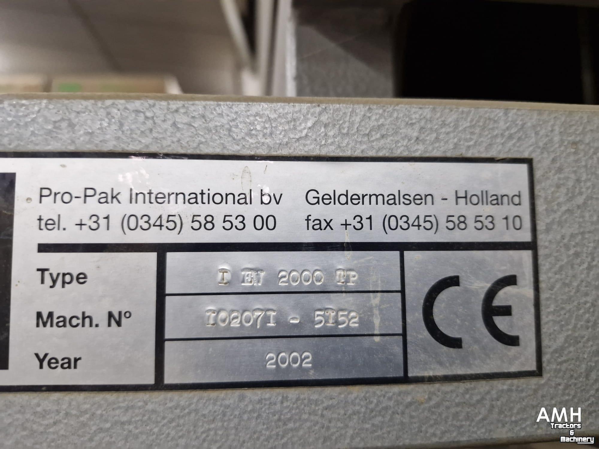 Weighing machines Pro-Pak I EV 2000 IP  Propak 1 baks afweger, Propak 1-head weigher, Propak 1-Kopf-Waage
