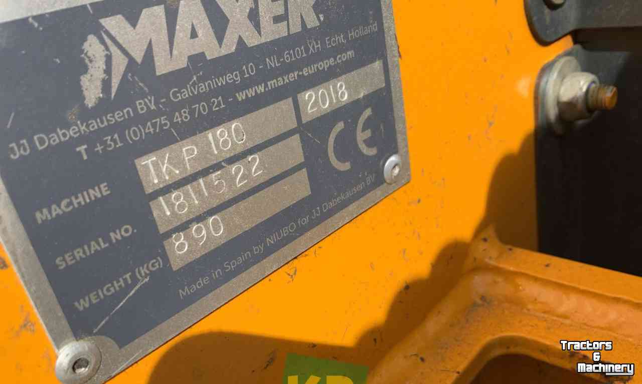 Flail mower  Maxer TKP180 Klepelmaaier
