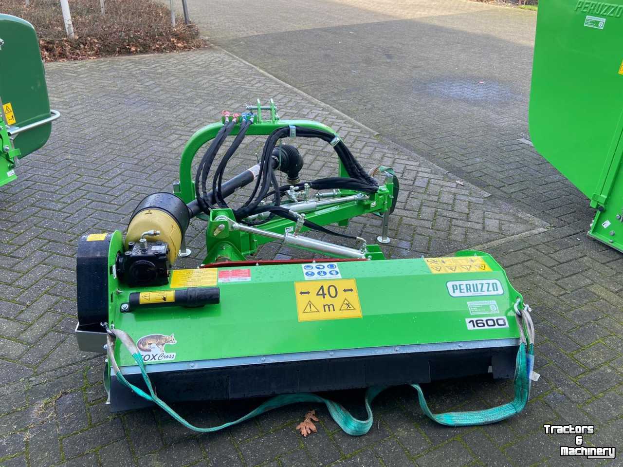 Flail mower Peruzzo 1600 Fox Cross Bermklepelmaaier