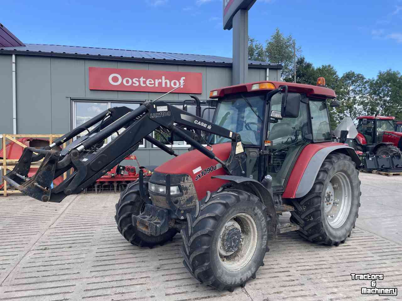 Tractor Case-IH JX1090U met voorlader