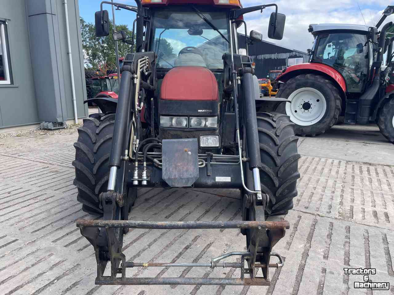 Tractor Case-IH JX1090U met voorlader