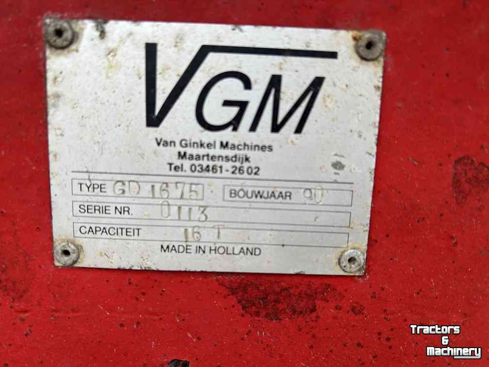 Dumptrailer VGM dumper 16 tons