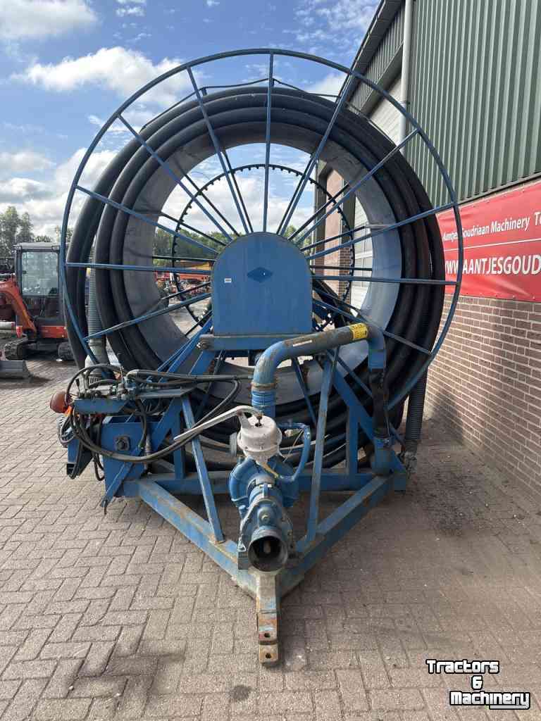 Irrigation hose reel  Beregeningshaspel / Regenhaspel met eigen pomp