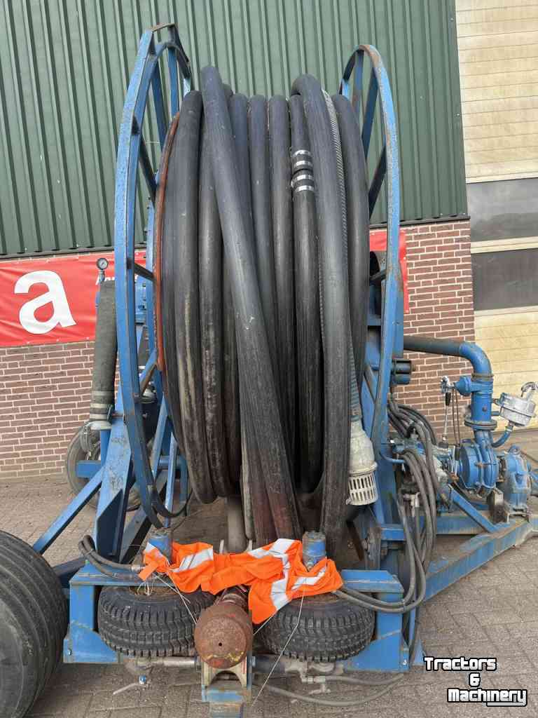 Irrigation hose reel  Beregeningshaspel / Regenhaspel met eigen pomp