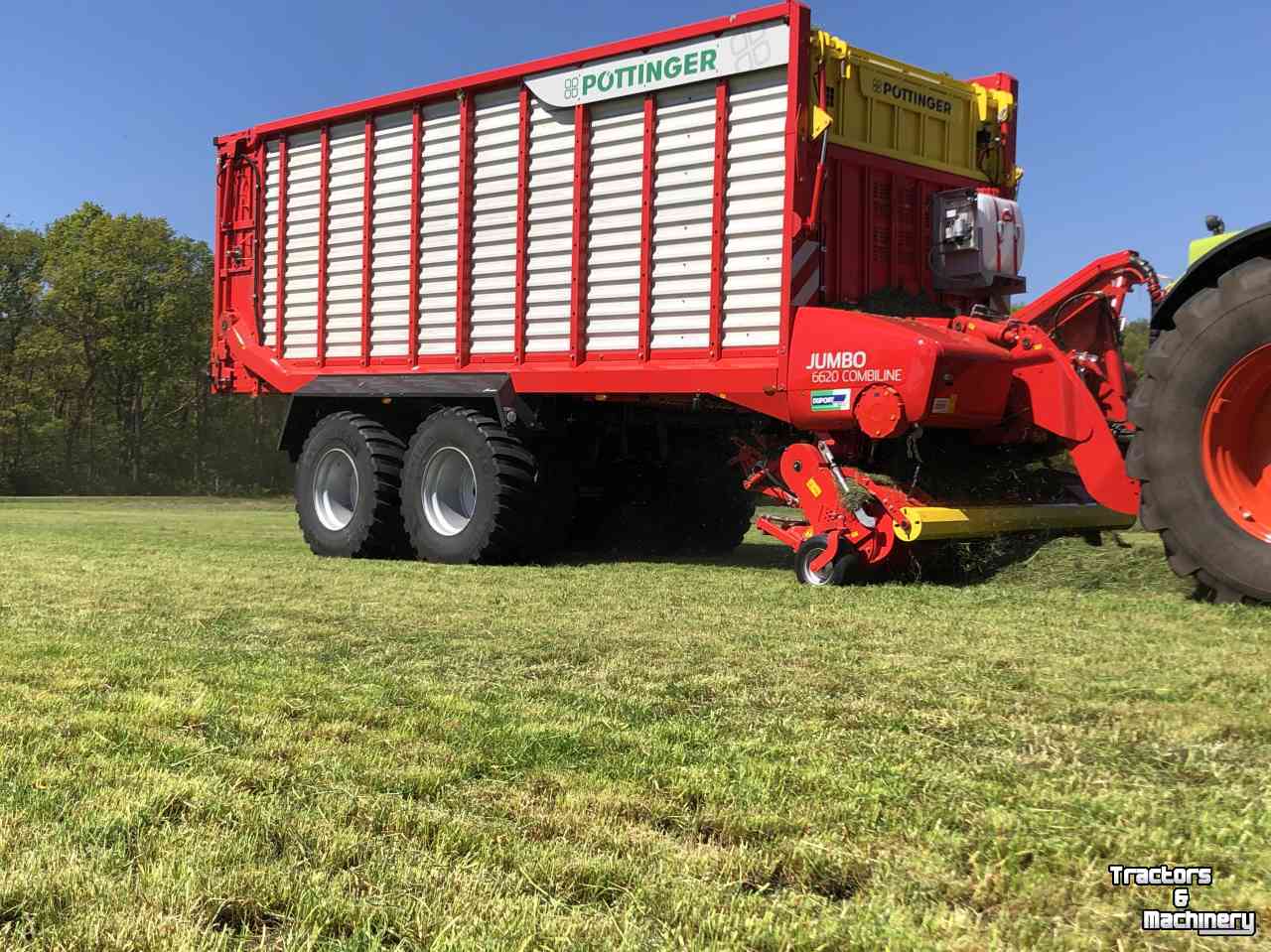 Self-loading wagon Pottinger Jumbo 6620D combiline