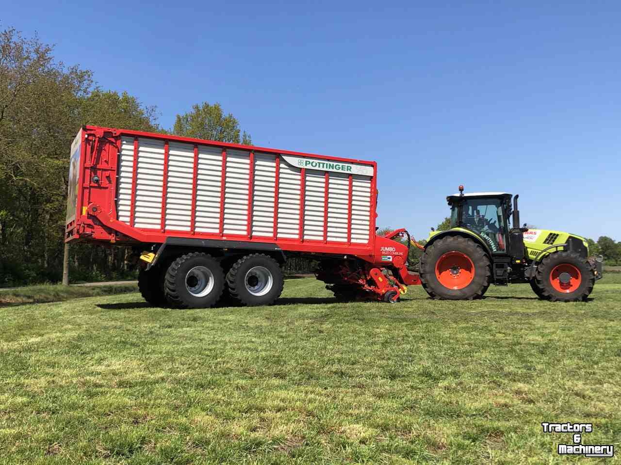 Self-loading wagon Pottinger Jumbo 6620D combiline