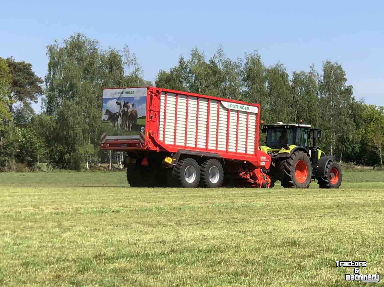 Self-loading wagon Pottinger Jumbo 6620D combiline