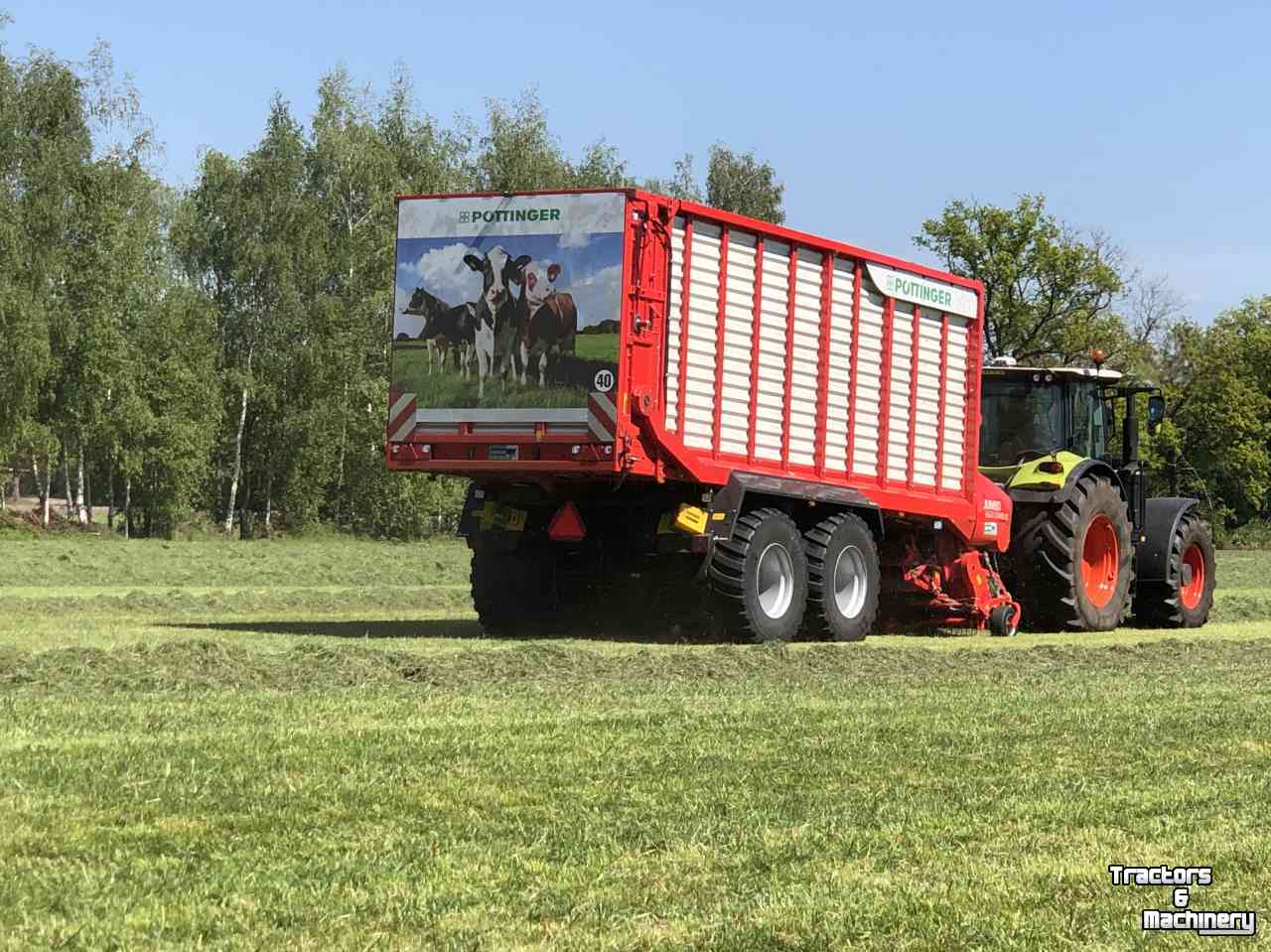 Self-loading wagon Pottinger Jumbo 6620D combiline