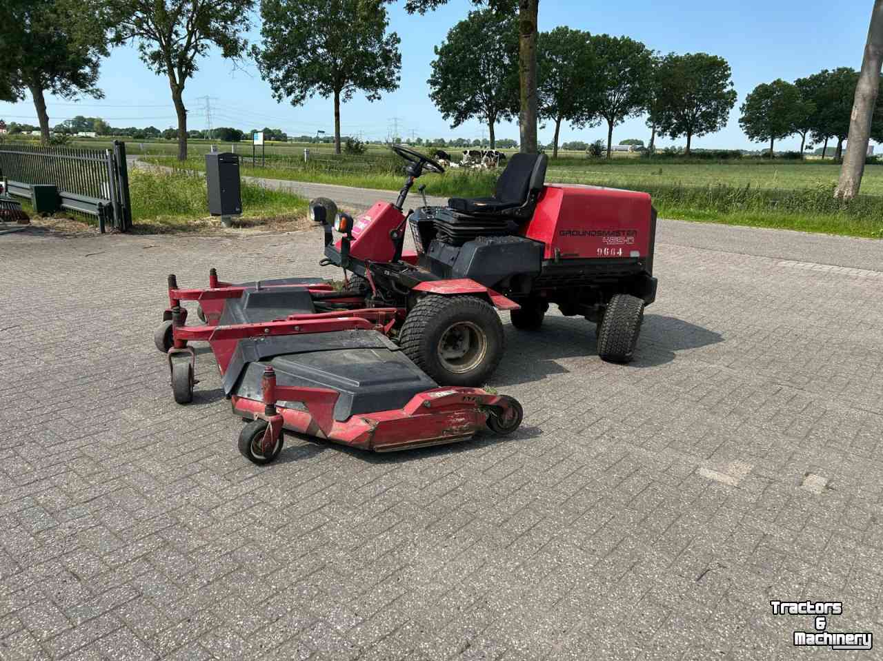 Ride-on mower Toro 455 D 3 deleige cirkelmaaier