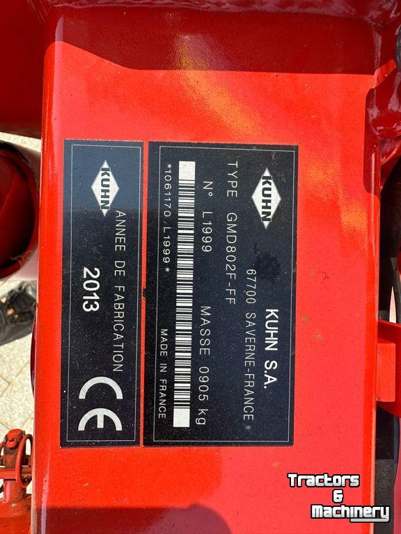 Mower Kuhn GMD 802F-FT Frontmaaier